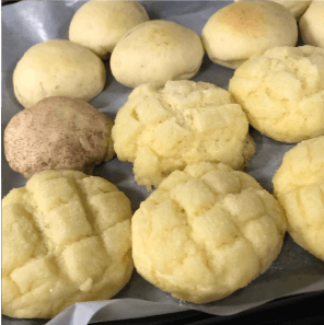 手作りメロンパン