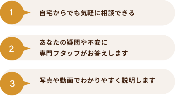 あなたの疑問に専門介護スタッフがお答えします